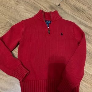 Polo Ralph Lauren Red Boys Sweater